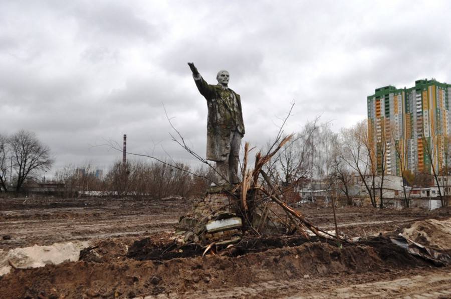 В Киеве обнаружен последний уцелевший памятник Ленину