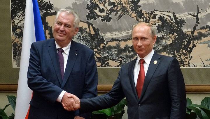 Переговоры Путина и Земана: президент Чехии поставит точку в вопросе Крыма?