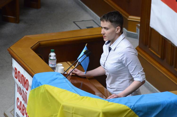 Савченко завила, что запись разговора Саакашвили с Курченко – инсценировка