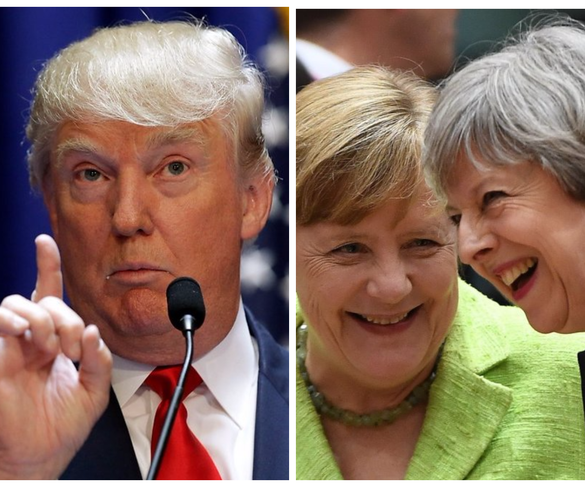 «Бабий бунт»: Меркель и Мэй бросили Трампу вызов на Ближнем Востоке