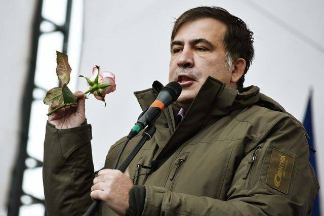 Задержание Саакашвили — акция запрещённой в ИГИЛ организации «Фемен»