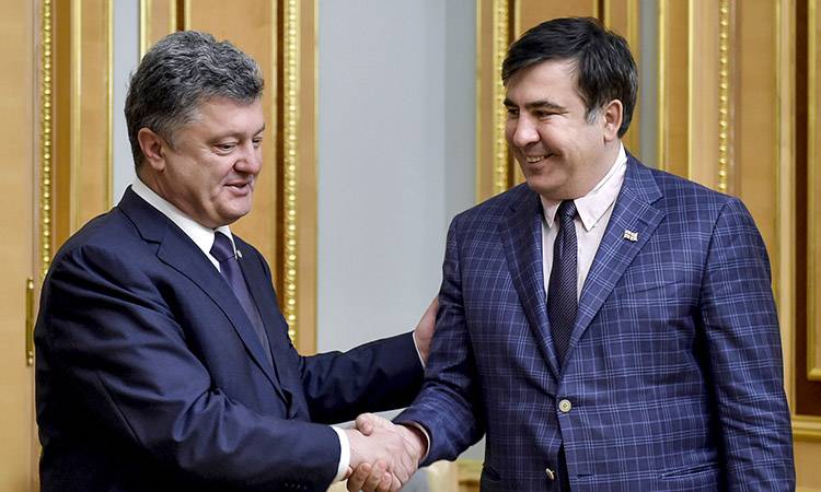 Карта Порошенко бита: На кого Запад сменит Саакашвили