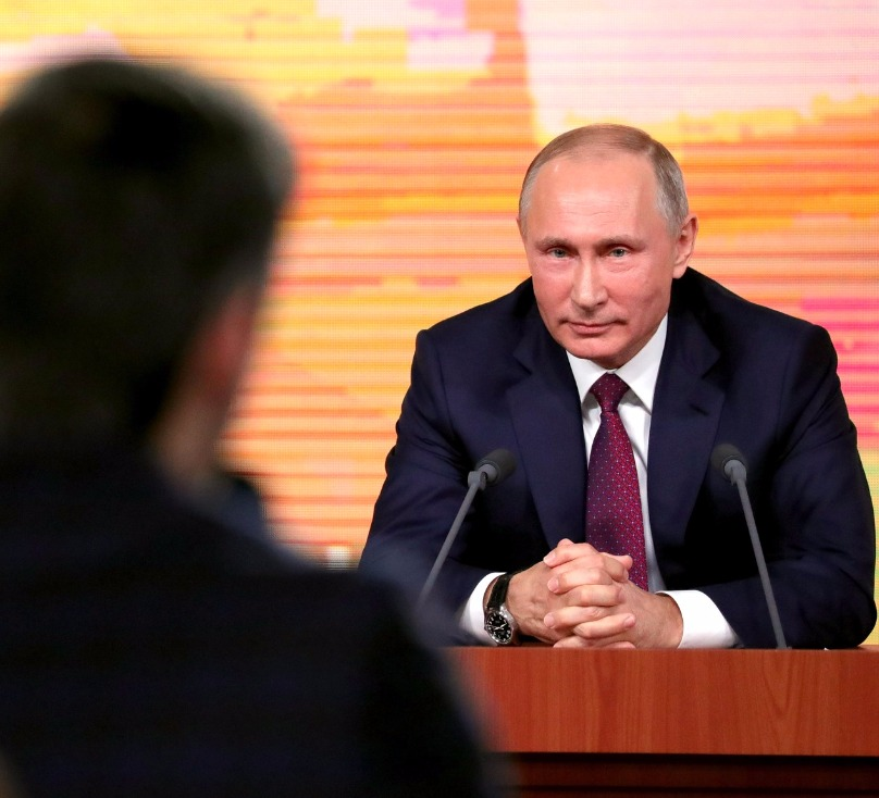 Путин провел пресс-конференцию как уже избранный президент