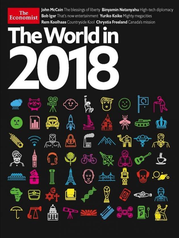 Расшифровано традиционное предсказание The Economist на 2018 год