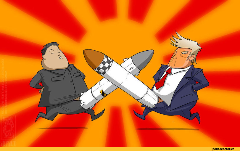Мистер Трамп и товарищ Ким. Чем еще померяемся? Мистер Трамп и товарищ Ким. Чем еще померяемся?
