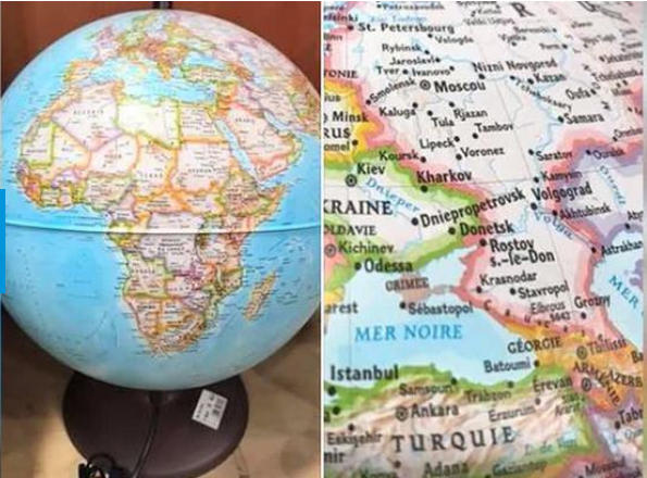 Признание Крыма: Во Франции выпущен глобус с российским полуостровом