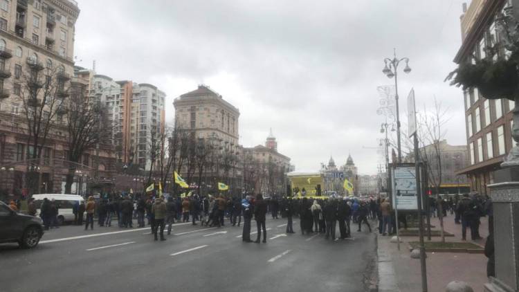 В Киеве стартовал «Марш за будущее» сторонников Саакашвили