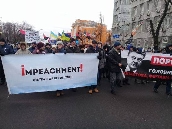 Киев: марш саакашистов и автопробег «евробляхеров»