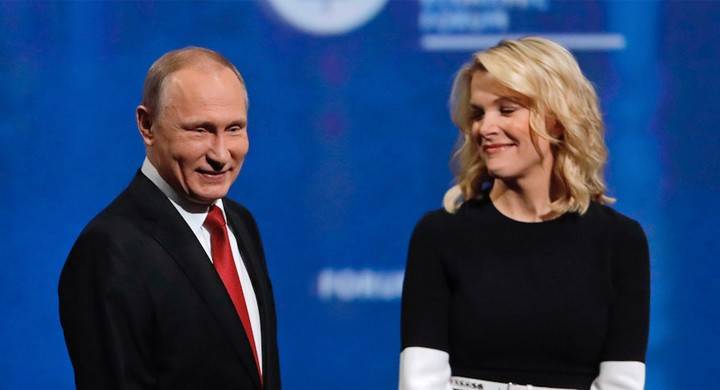 Меган Келли из NBC пришла в восторг от Путина: не пытайтесь его перемудрить