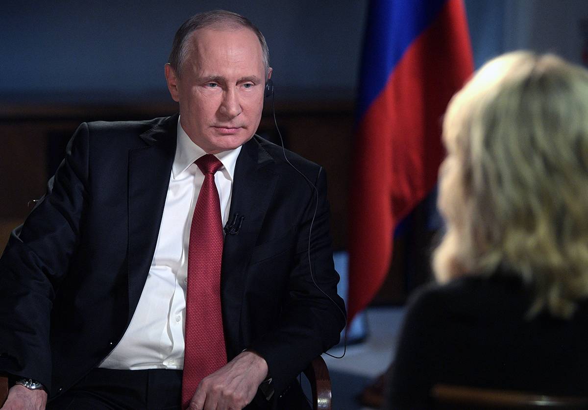 Интересные акценты в интервью Путина каналу NBC
