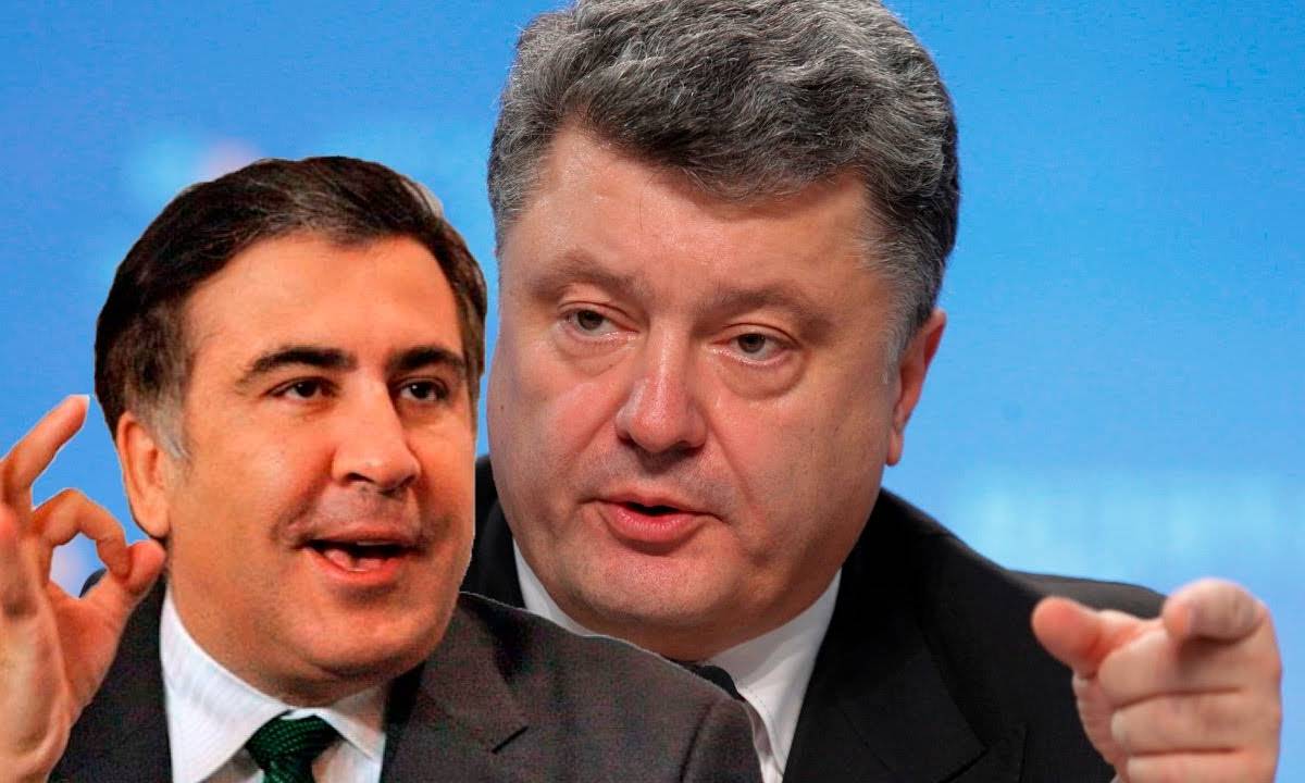 Саакашвили о Порошенко: Недоразумение, дешевый врун без чести и достоинства