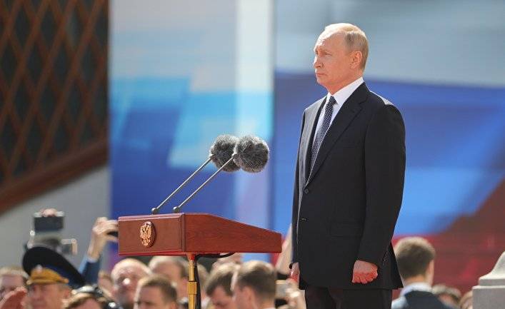 Владимир Путин позвал всех идти за собой на прорыв Владимир Путин позвал всех идти за собой на прорыв