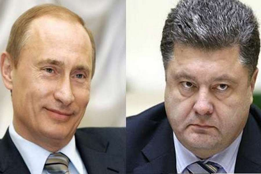 Путин и Порошенко - гордое презрение против хамства