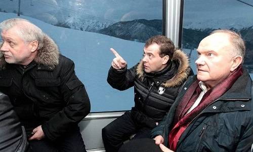 Зюганов шутить изволит: за Путина – но против его правой руки Медведева! Зюганов шутить изволит: за Путина – но против его правой руки Медведева!