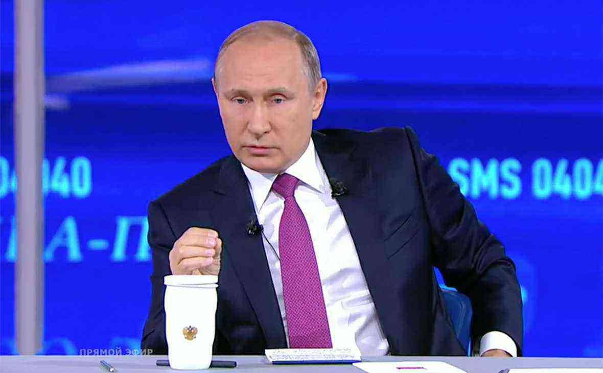 Прямая линия Владимира Путина 2018: это был шаг назад