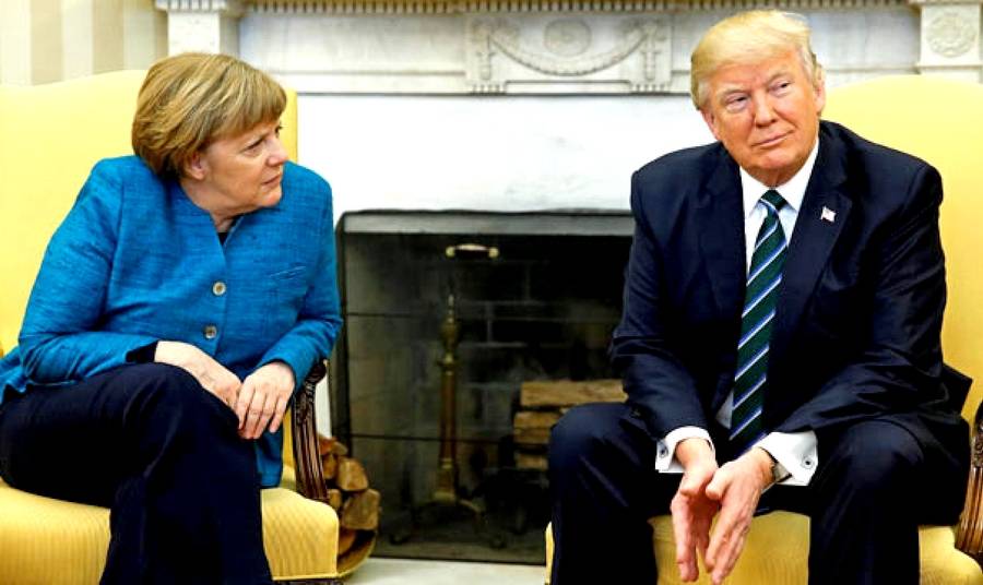 Развод неизбежен: зачем Трамп начал швырять предметы в Меркель
