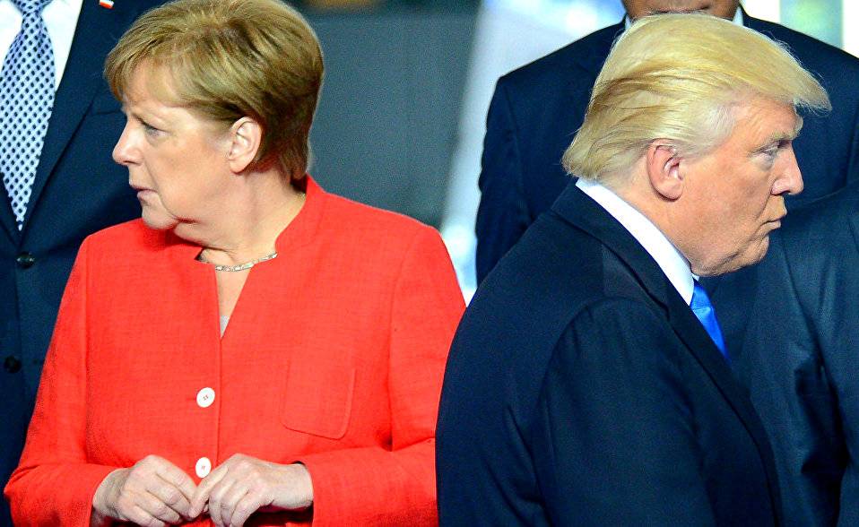 Трамп топит Меркель в Средиземном море