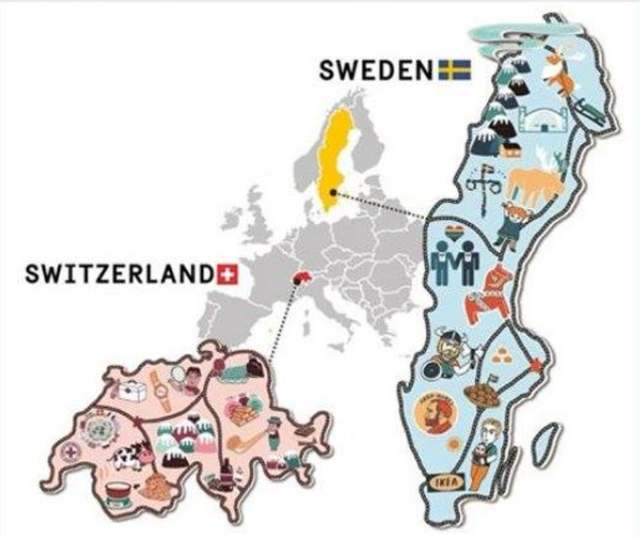 Посольство Швеции американцам: «Швеция и Швейцария - это не одна страна»