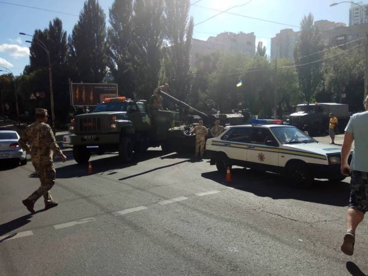 В Москве высмеяли заглохший танк в Киеве