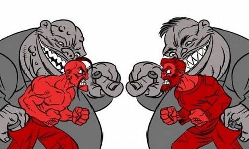 Как поссорились насмерть Россия с Украиной – а встают с колен одинаково! Как поссорились насмерть Россия с Украиной – а встают с колен одинаково!