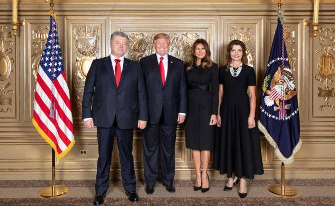 Трамп-Порошенко: Единство позиции и цвета штанов