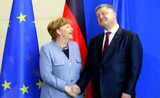Меркель едет к Порошенко: Заговор «хромых уток» против Москвы