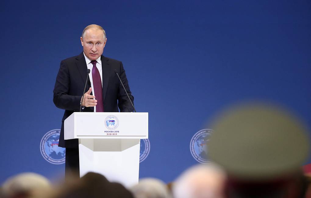 Путин рассказал о принципах формирования русского мира