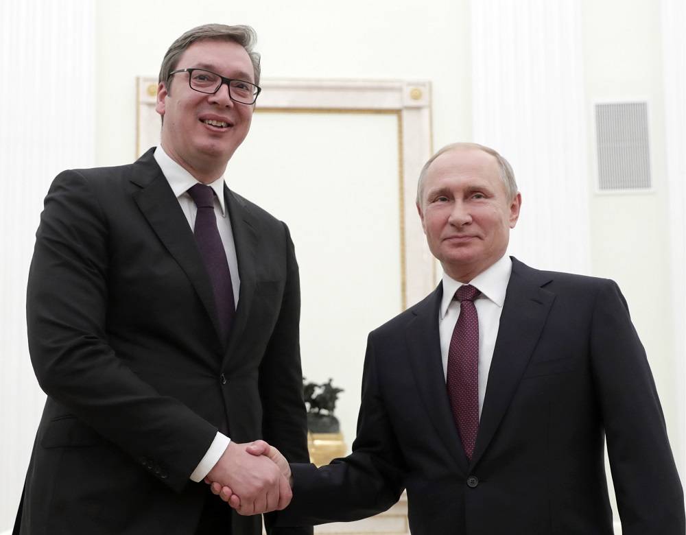 Вучич: визит Путина в Сербию станет самым плодотворным за всю историю