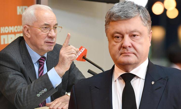 Азаров резко раскритиковал предвыборные лозунги Порошенко