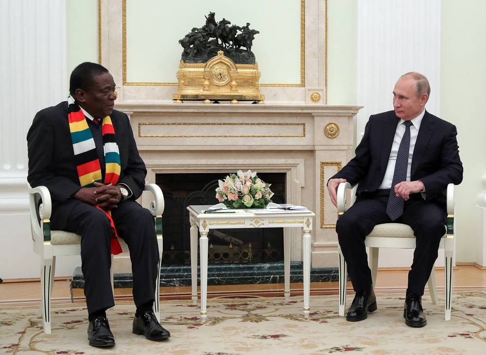 Президент Зимбабве рассчитывает на помощь от России
