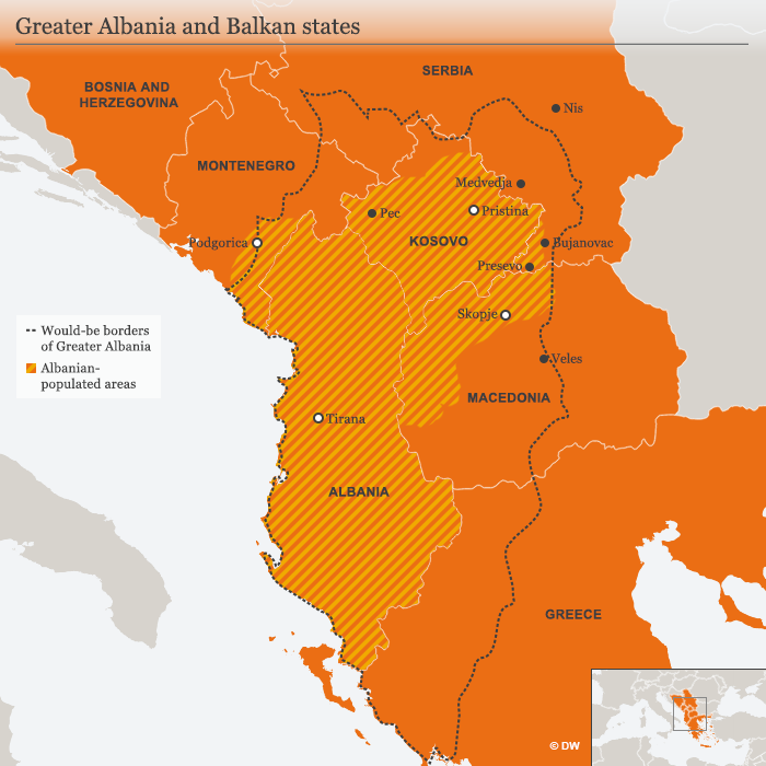 США создают Великую Албанию