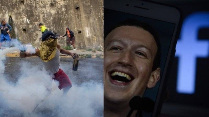 Facebook экспортирует венесуэльское горе в США