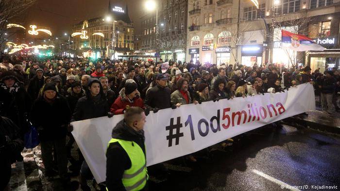 МИД России прокомментировал протесты в Сербии