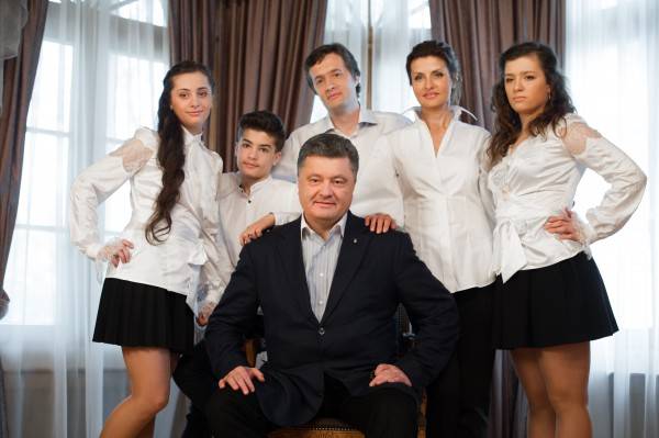 СМИ узнали подставные имена членов семьи Порошенко
