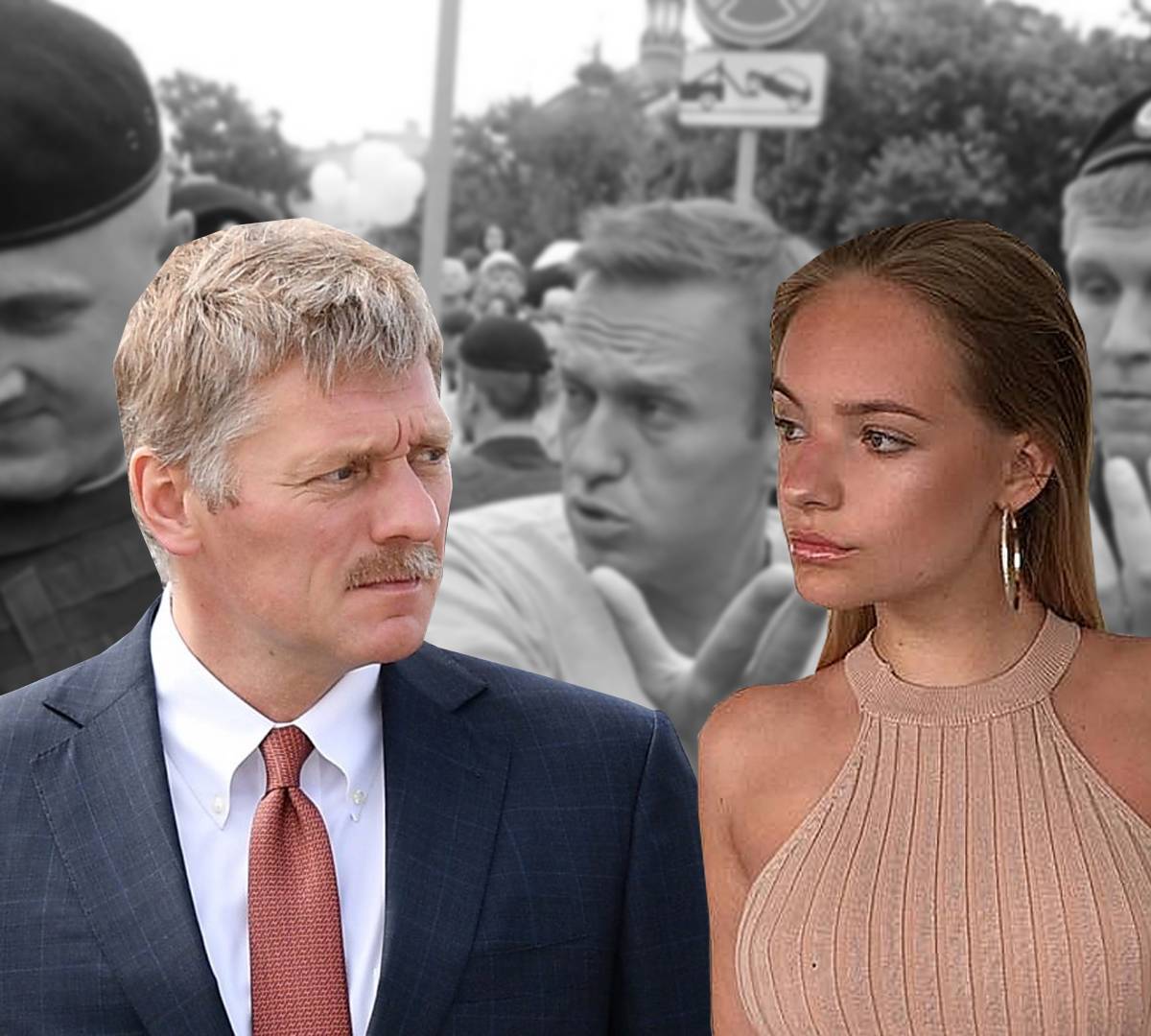 Дочь за отца: Лиза Пескова вышла на акцию Навального в защиту Голунова