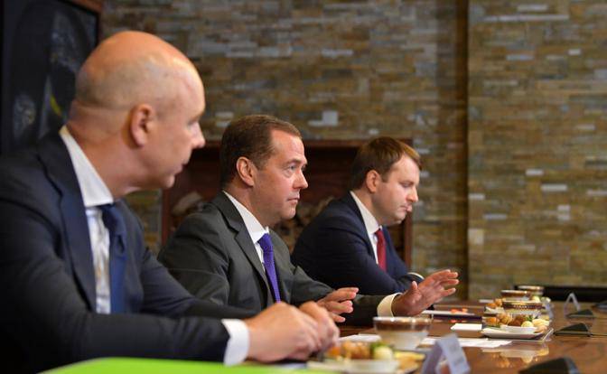 Министры правительства Медведева поделили Россию