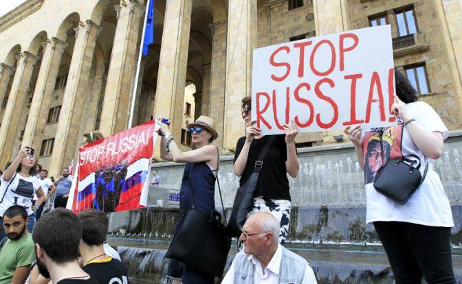 Грузия шлет привет Путину: В Тбилиси зреет антироссийский Майдан