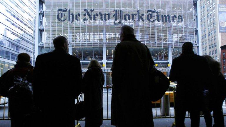 Антироссийская истерия The New York Times набирает обороты Антироссийская истерия The New York Times набирает обороты