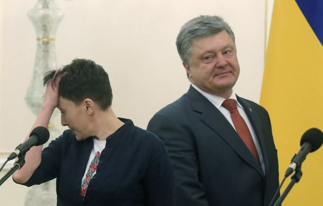 Савченко обвинила Порошенко во вранье про войну на Донбассе