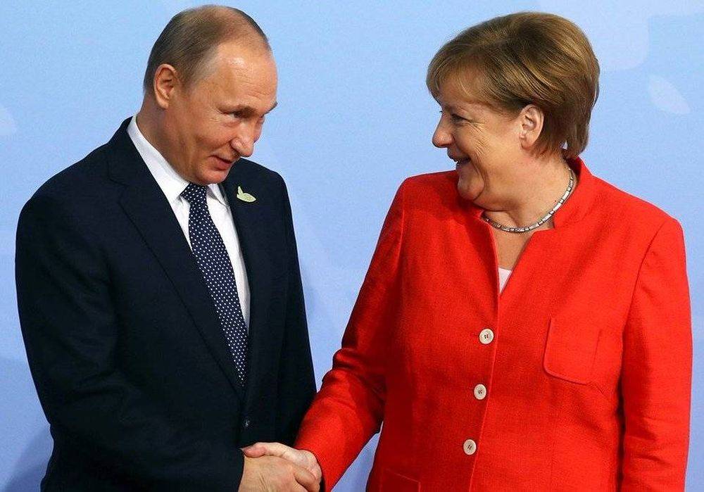Меркель назвала Путина победителем по итогам встречи в Париже