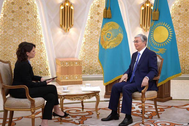 «Крым ваш». Президент К. Токаев дал интервью Жанне Немцовой