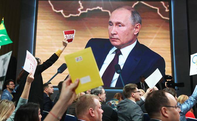 Запад о пресс-конференции президента РФ: Путин у власти останется надолго