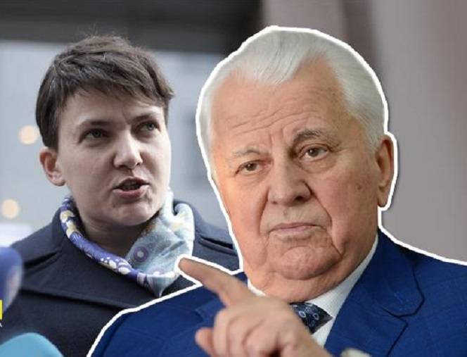 Кравчук и Савченко зашлись в споре о ДНК расколотой на три части Украины Кравчук и Савченко зашлись в споре о ДНК расколотой на три части Украины