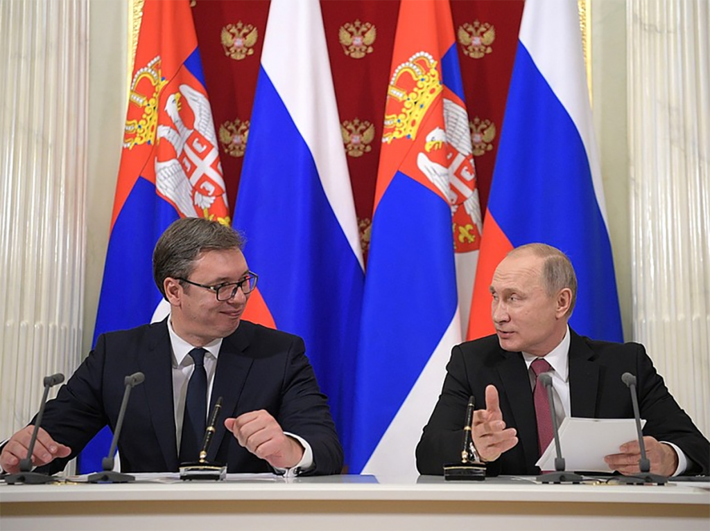 Поздравил ли вучич. Встреча президента Сербии с Путиным.
