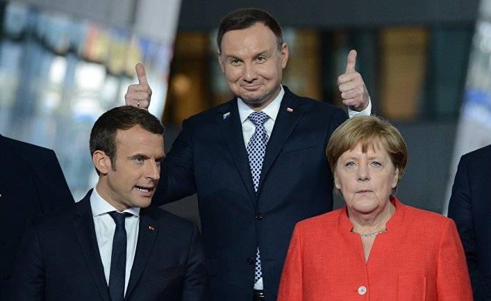 Макрон: Польша в союзе с Германией и Францией укрепит ЕС после Brexit