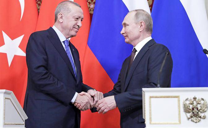 Эрдоган назвал Путина «дорогим другом», хотя еще вчера ставил ультиматумы