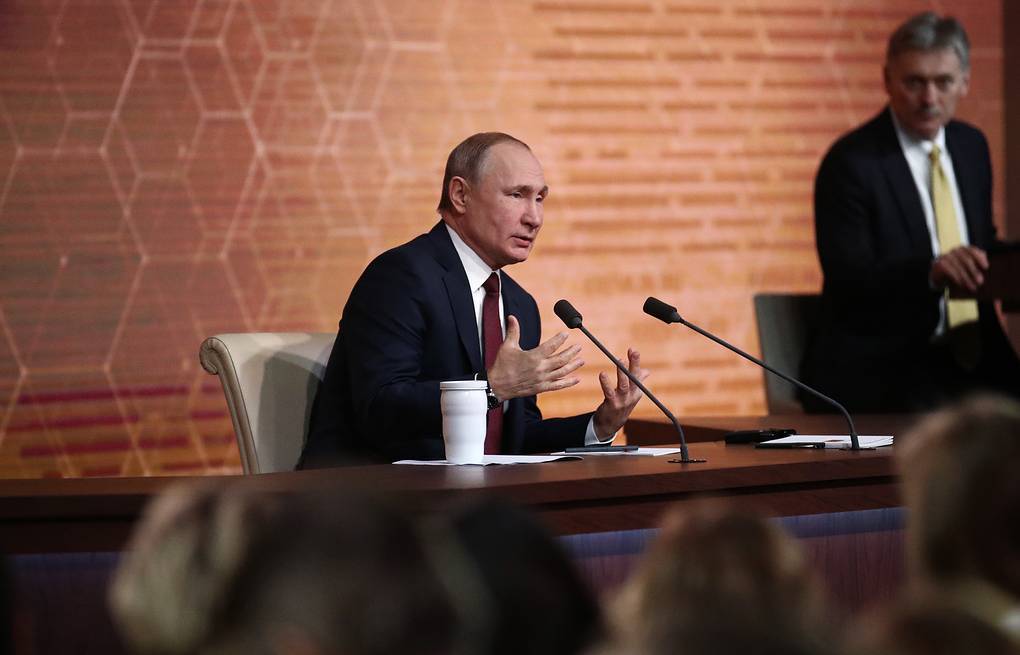 Песков: ситуация с коронавирусом не повлияла на график поездок Путина