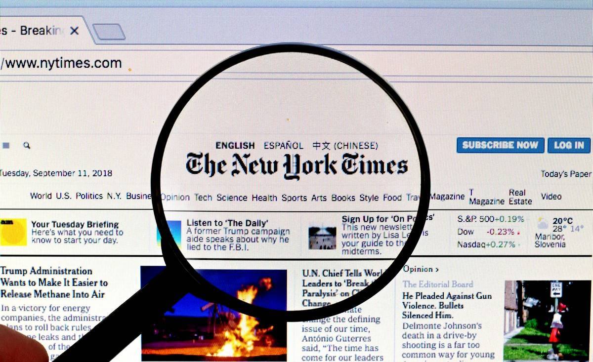 «Зря старались»: российские либеральные СМИ обиделись на New York Times