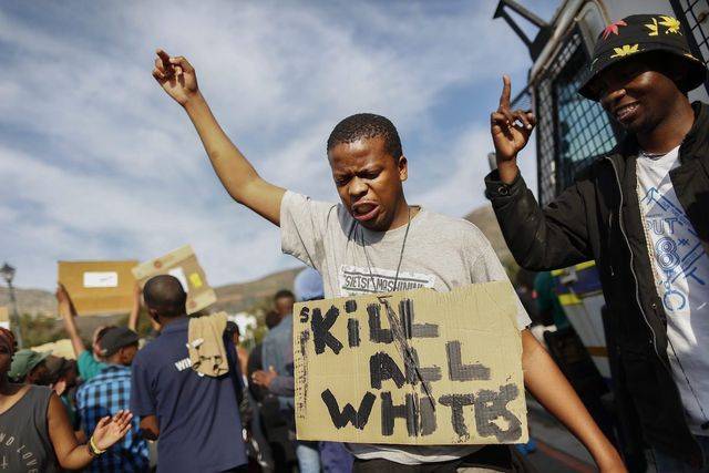 Неудобная правда — чёрный расизм на марше