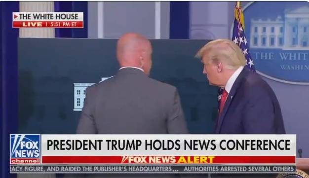 Трамп прервал пресс-конференцию из-за стрельбы около Белого дома